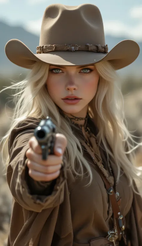 one female, ((Highest quality)), ((masterpiece)), (detailed), ((very detailed face)), High resolution photograph, ((full body portrait)), slim face, pretty woman, (platinum blonde long hair), blue eyes, detail eyes, double eyelids, (Beautiful Delicate Eyes...