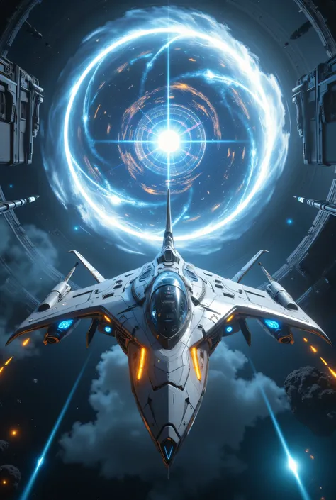 Ai creates realistic images hd 8k Interdimensional Transporter: Quantum Portal Technological Aircraft Design"
