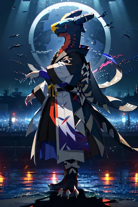 ((最高品質)), ((傑作)), (詳細), Garchomp,
((best quality)), ((masterpiece)), high resolution, sharp focus, (ultra detailed, highly detailed), (highly detailed CG unity 8k wallpaper), 
(((vibrant colors))), {best illustration},