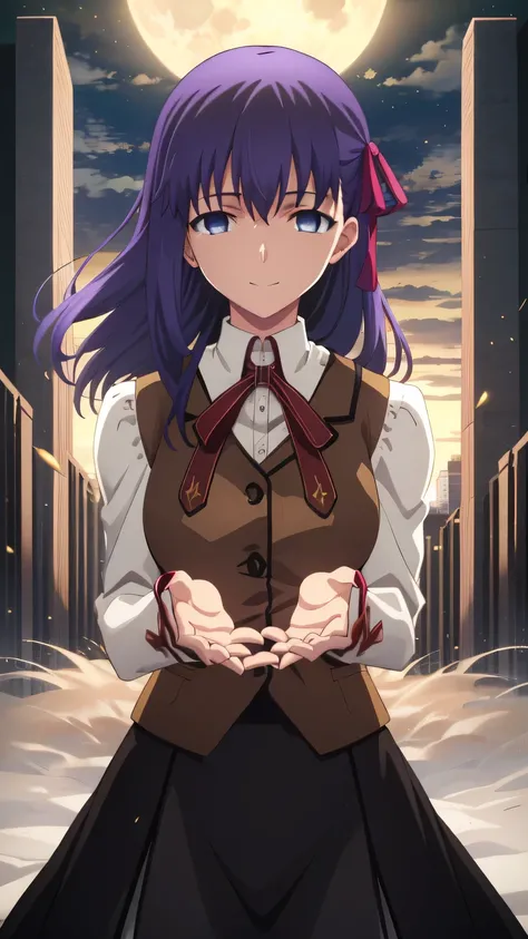 {{{masterpiece}}}, (best quality:1.5), (ultra-detailed:1.5), {illustration}, {{an extremely delicate and beautiful}}, (beautiful detailed eyes:1.6), absurdres, highres, extremely detailed face, 16k, hd, visual anime de uma jovem mulher, extremamente bonito...