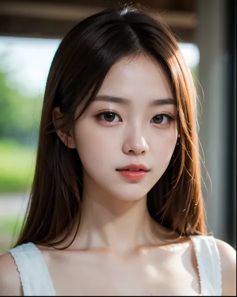 Very high quality, 32k, very high resolution, korean girl, 18 years old, cute, Eternal beauty,  eternal brightness , Pure Body, Beautifu, portrait, photorealistic, hyper detailed, soft lighting, cinematic, delicate features, innocent expression, flawless s...