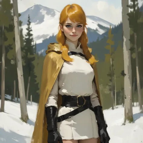 A very beautiful 22 year old a lady paladin warrior, beautifully detailed eyes, (((DeepSkyBlue eyes: 1.5))), (beautiful and detailed candy pink lips, thin lips, slight shy smile), (((long spanish yellow hair))), hair braided on one side, shiny hair, ((full...