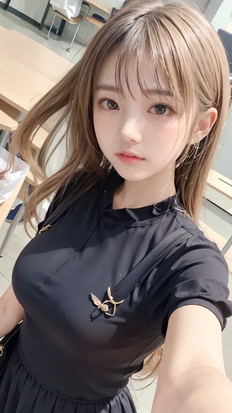blond hair、 stylish hair 、(Large breasts accentuated by straps、Paisura、Breast bag)、shoulder bag、slender body line、tight waist、beautiful small face、Large, symmetrical eyes、High nose、Moisturizing Lips、Highest Quality、8K、 RAW photos 、reality、ultra high defini...