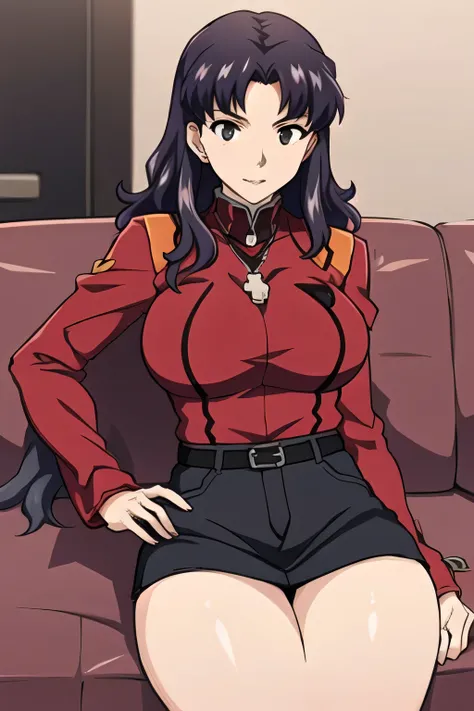 The work is a mix of 、I was surprised that this alone，don't prepare her face for work，Yellow Shirts，is wearing a dark blue miniskirt and G-pants， Lying on the Couch ,     Big black wavy hair, ,  ,   Delicate Face,  ,  My waist is thin even if I have big b...