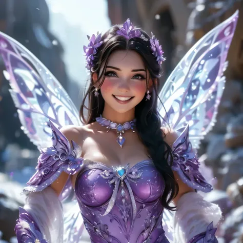 cute smile ,8K High Resolution,Light Fairy,A gentle gaze