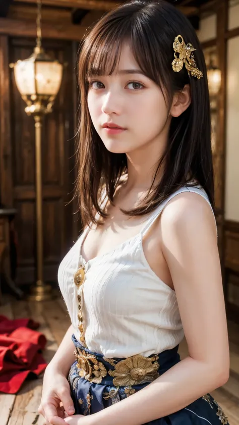 (8k, RAW photos , Highest Quality, masterpiece:1.2), High resolution raw color photos, pro pics , (realistic, photo realistic:1.37), (Highest Quality:1.2), cinematic light , ( detailed face :1.2), (masterpiece:1.5), Girl around her neck, alone, cowboy s...
