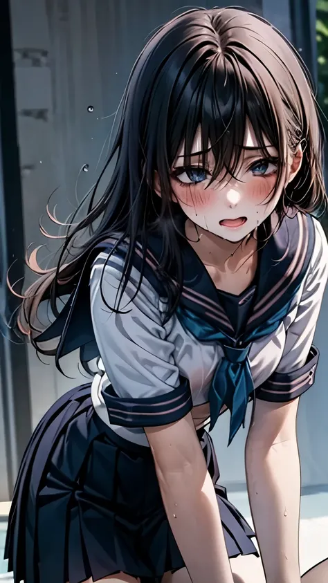 ((BDSM)), (((masterpiece))), (3DCG), score_9, score_8_up, score_7_up, asou yuuko, school sailor, highest quality, high resolution, 8K, ultra-realism, super detailed and realistic skin texture, ultra-detailed, perfect anatomy, perfect lightning, realistic s...