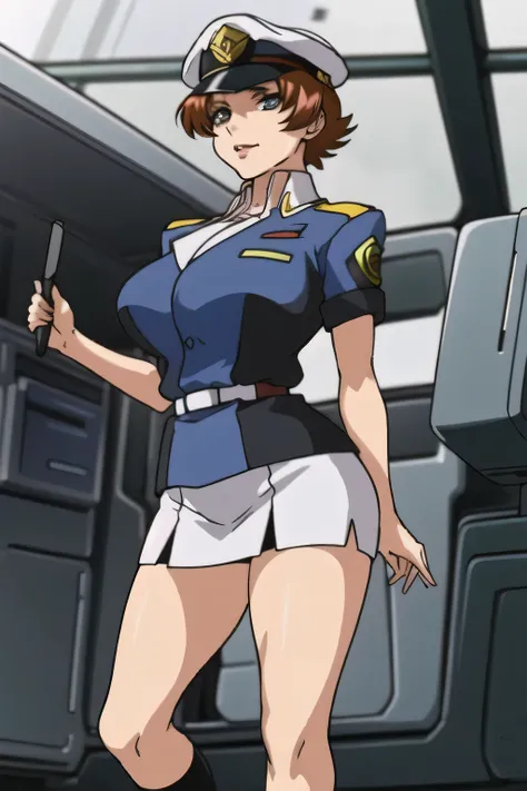 Big BreastsをさらにさらにBig Breastsに描いて下さい,Big Breastsは制服で隠れてます、when wet her nipples look sharp、can you draw a picture of her looking back at me,standing,I can see black panties from Macross's miniskirt、 beautiful feet,Legline Beauty's Temptation, Faces are impo...