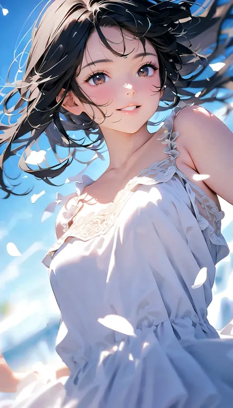 (Highest Quality:1.2, 非常にdetailsな, newest, Highest Quality, Best Aesthetics), 8K Ultra HD, 非常にdetailsな, details, bold configuration, (perfect human structure), beautiful and very delicate texture, (masterpiece:1.2, Highest Quality, Best Aesthetics, wind), ...