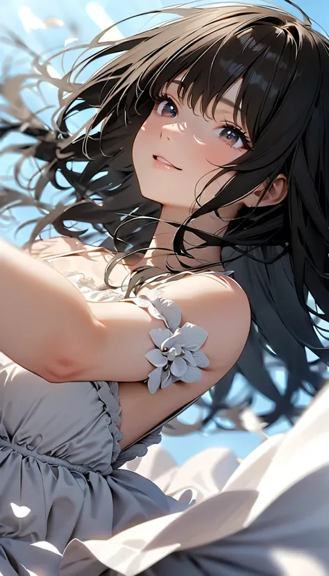 (Highest Quality:1.2, 非常にdetailsな, newest, Highest Quality, Best Aesthetics), 8K Ultra HD, 非常にdetailsな, details, bold configuration, (perfect human structure), beautiful and very delicate texture, (masterpiece:1.2, Highest Quality, Best Aesthetics, wind), ...