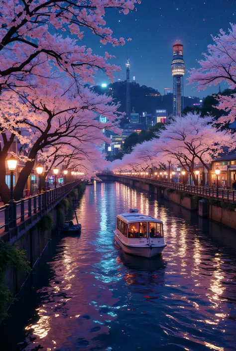 along the Matsukawa River that flows through central Toyama、There are about 500 cherry trees。。
• Enjoy cherry blossoms from the water on a sightseeing boat「Matsukawa Sightseeing Boat」Famous。
• It's also illuminated at night、 greatな雰囲気です 。great、realistic、...
