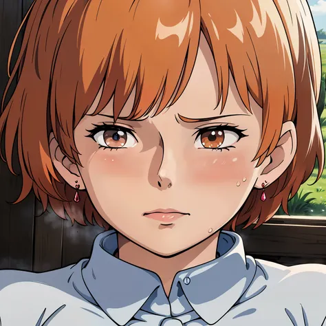 (masterpiece, Highest Quality, high definition, 8k, High Quality Anime Illustration, Detailed, delicate, Studio Ghibli), Nausicaa of the Valley of the Wind, (全裸の愛くるlikeの美少女), goddess, Masturbation scene, clear, I feel the strength of intention, (Rin々like),...