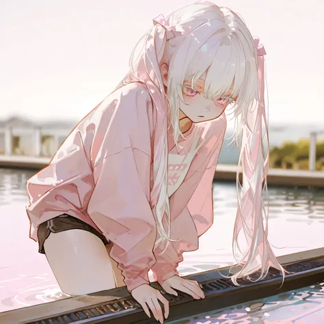 masterpiece、 Highest Quality、Good Quality、 average quality 、 Super Detail、 so beautiful、 absurd、 blurry background、 depth of field in shallow water、 natural light、 soft lighting 、Good move 、 Detailed Eyes on Board、 detailed hair、 sensitive、1 girl、solo、 w...