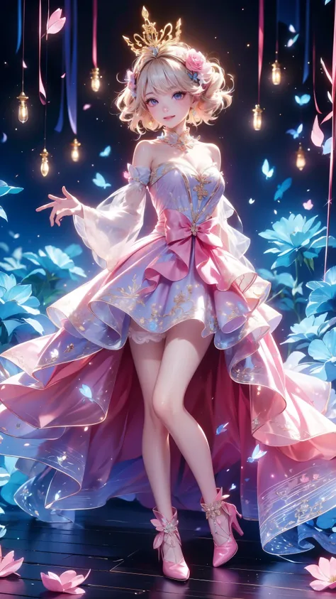 Composed from head to foot 、full body図、 watch viewers、 score_9, score_8_ up, score_7_ up, anime style、In 8K、32K、masterpiece、 one girl、 8k resolution, masterpiece, Highest Quality , winning work , unrealistic, anatomically correct skeleton , 1 girl on br...