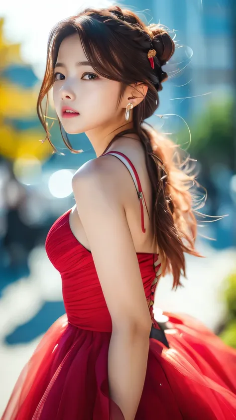 (logo、masterpiece、8k、Tabletop、RAW Photos、wonderful、最high quality、フォトリアルでVery detailedなCG統合8k壁紙、high quality、Very detailed、Narrative poem、Particle Effects、Dynamic Effects、Depth of text、Cinematic Light、Lens flare、Ray Tracing）、Fantasy、（One girl, arms, sword, ...