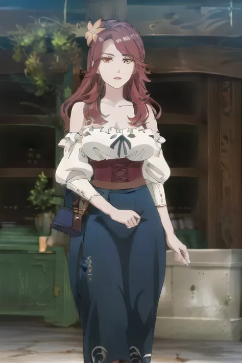 I'm drawing the expression of。please draw her expression more delicately，Faces are very important，Can you draw a sleeveless dark blue long dress，Big Breastsでもウエストが細い，{{X}},I'm drawing her expression more delicately，walking alone，        city tour        ,，...