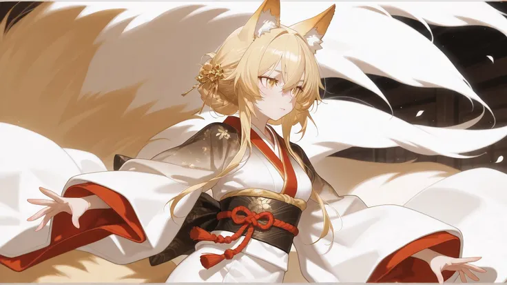 *masterpiece*[Mysterious] **Perfect 5 fingers**. Expressive. Kimono *Beautifully generated character details *Skin texture, hair texture, character generation are of the highest quality. *Beautifully adjusted portrait in image *HDR, 8K, masterpiece, highes...