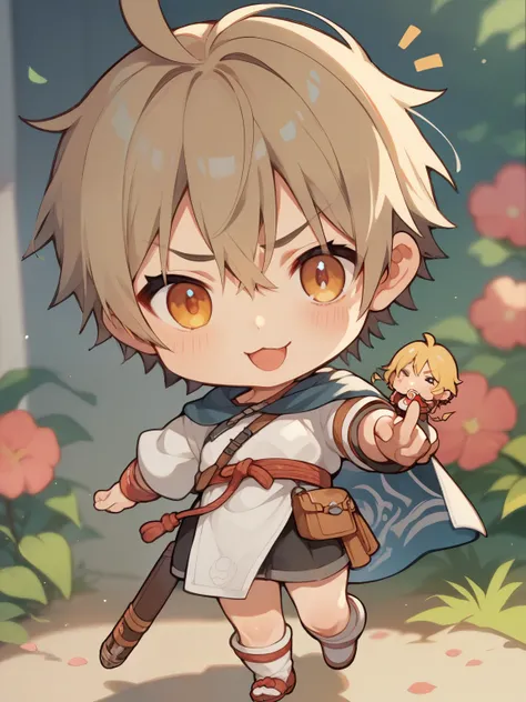 score_9, score_8_ up, score_7_ up, score_6_ up, score_5_ up, anime,nsfw, uncensored ,( chibi:1.5),An anime-style picture of a wolf wearing a Jedi Master costume,Hold a light sabre, bid,depth of field,Kyoani Style,glitter,