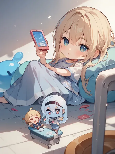 score_9, score_8_ up, score_7_ up, score_6_ up, score_5_ up, anime，nsfw， uncensored ，(  chibi:1.5)， cute android girl in production,  connected by countless cords , test bench lying on a,  from below,  inorganic mechanical skeleton  ( aluminum,  matte slim...