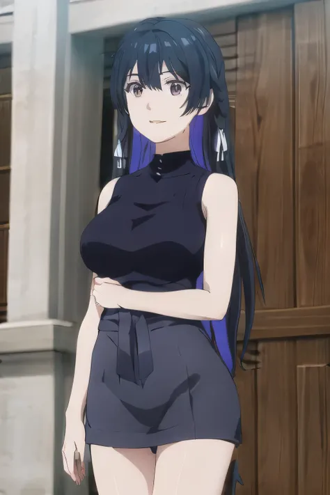 My nipples are pointed、It's see-through when it's wet,  in a miniskirt,nice smiles,Faces are very important,Big BreastsをさらにさらにBig Breastsに描いて下さい,My nipples are pointed、It's see-through when it's wet,nice smilesの20歳の成人女性，Please draw long black hair，Big Brea...
