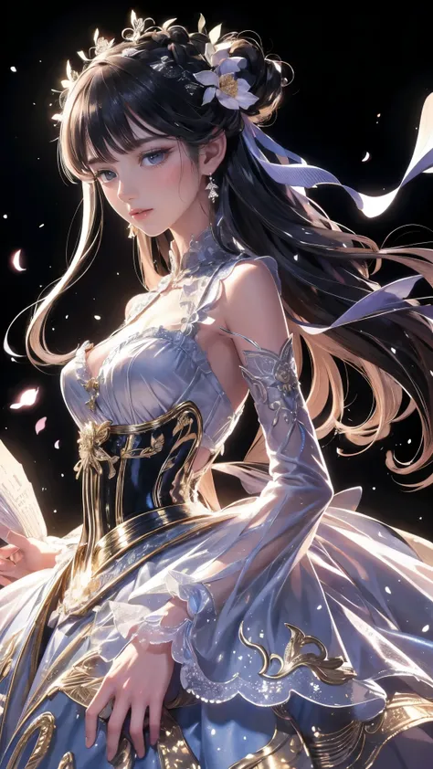 (masterpiece), (Highest Quality), illustration of a Victorian girl 、cute girl、anime、 1. ** low fashion**: Victorian fashion 、華やかでエレガントなデザインがFeaturesです。Ruffles and lace、 corset before dildos insertion 、 Incorporate elements such as long dresses 。 2. ...