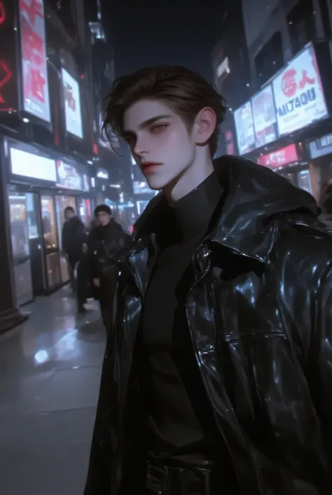 a man, Asian of Korean origin, masterpiece:1.3, Perfect details:1.4, Premium Quality, 8k Wallpaper, Good anatomy:1.4, perfect fingers:1.4, 完美的Face部:1.4, (HDR), 32K, masterpiece, high quality, Full HDR, Perfect Anatomy, depth of field,
Face: Clean bottom l...