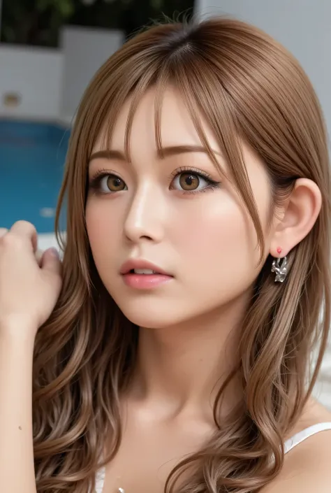 very noble、Japanese、Gravure Idol、pornstar、The pool in question、poolside、she's horny and cute 、overview、The best legs、Best Gravure Poses、Best Sexy Poses、Best Performance、Best model pose、sexy posing、gravure shooting、Boldly highlight your chest、from inside my...
