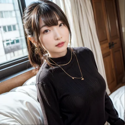   (Lola：Rina Ueda) （1 person，solo）（brown hair）（short ponytail 1:5）（）（earrings)（）（）（House bedroom 1:2）（big beautiful breasts 1:mile）（cashmere sweater 1:5）（Red Lip）（）（I'm going to cheer）（Lie on your back on the bed 1:2）（）（）