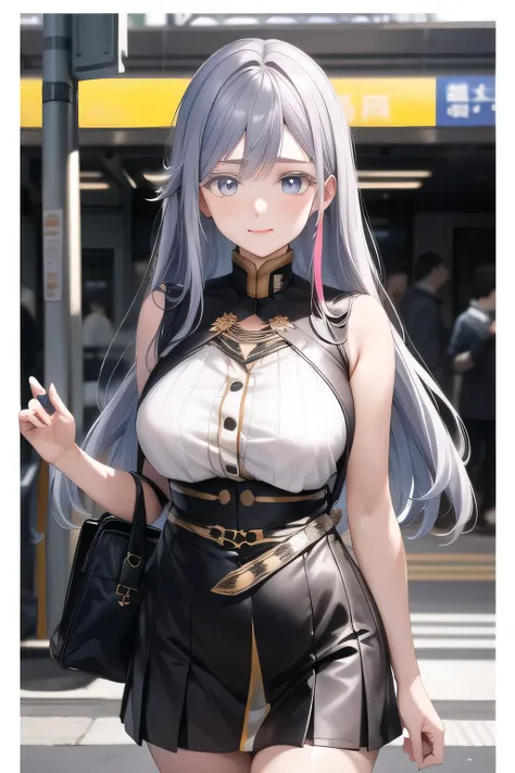 Big Breastsでもウエストが細い，My nipples are sharp、You can see through when wet ，Big BreastsをさらにBig Breastsに描いて下さい，，nice smiles，Can you draw a woman looking at a train，Picture a woman waiting in front of the car in front of you，東京の地下鉄ホームでwaiting for the train女性は描けま...