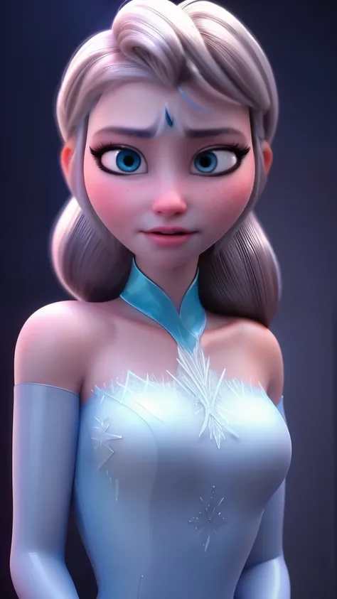 Young Elsa is very hot. busty. cutout. production.. 💗 💕 💮. 