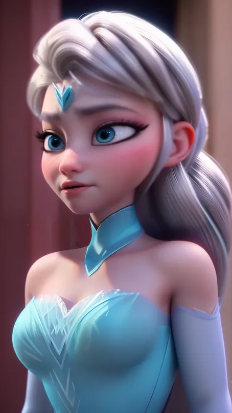 Young Elsa is very hot. busty. cutout. production.. 💗 💕 💮. 