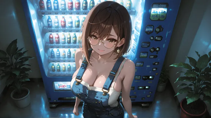A Realistic image, extremely sharp focus, crisp details, high resolution, 4K, 8K. (correct anatomy and detailed hand). A wide angle shot, high angle, front view, a detailed, high quality rendering of Ayase Momo from Dandadan. She wears beautiful, detailed ...
