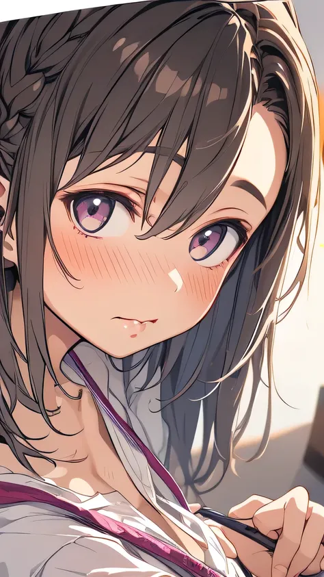1 girl fisheye lens Sword Art Online asuna Panty angle blush realistic textured panty focus motion line