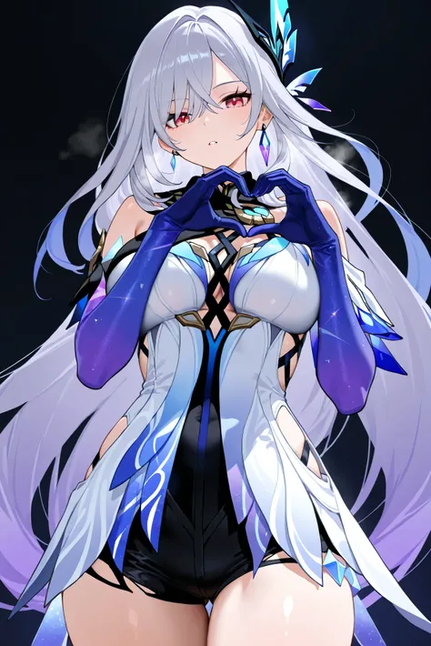 score_9, score_8_up, score_7_up, masterpiece, best quality, very aesthetic, absurdres, tunning image, attractive image, solo, 1girl, adult grown woman, skirk \(genshin impact\), heavy breathing, masterpiece,best quality,amazing quality, 5 fingers, sunshine...