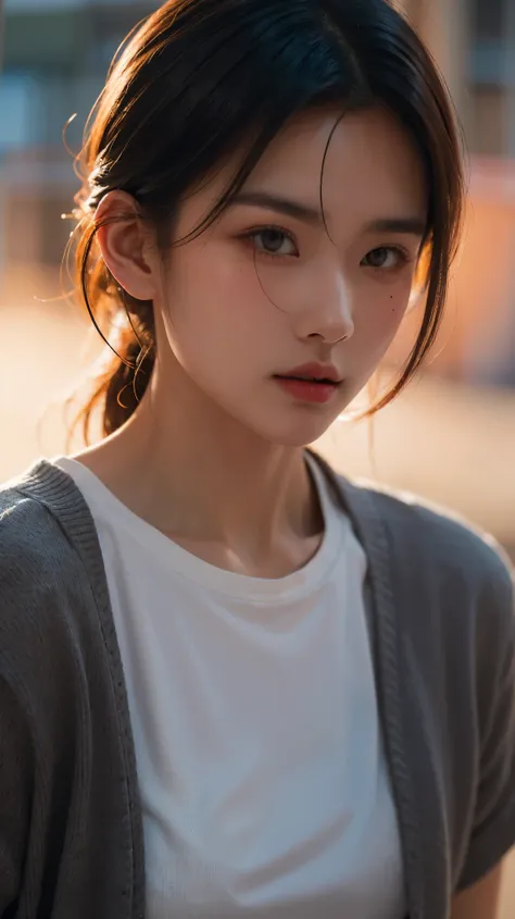 "An ultra-realistic 8K cinematic portrait of Vuong Lam — a strikingly handsome young man whose presence exudes coldness, majesty, and inner strength, mixed with a touch of loneliness. His sharp, symmetrical face reflects resilience and intelligence, with p...
