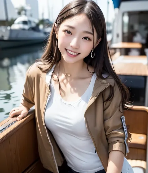 (Highest Quality、、masterpiece), photo quality 、photorealistic: 1.6, shiny skin、Almond Eye、(office、Meeting Room、details)、(beautiful)、(ビジネスjacketを着た日本人officeレディー、white t-shirt with boat neck:1.8)、(名刺を差し出すofficeレディー:1.8、 Shinji Swap 、前かがみ )、(前...