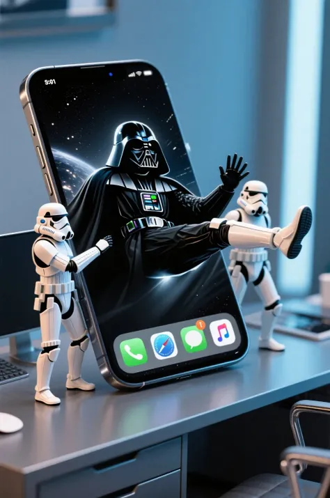 Pop-out Darth Vader