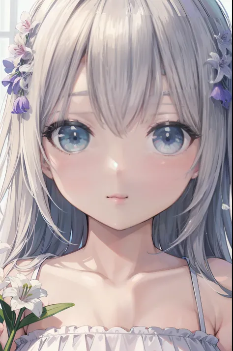 2girls, eyecatch, 1.15::rating:general::, no text, amazing quality, best quality, very aesthetic, absurdres, Digital illustration, anime style, year 2024,
Lily Whisper Veil
Pearl white one-shoulder swimsuit with ribbed satin finish and soft green piping th...