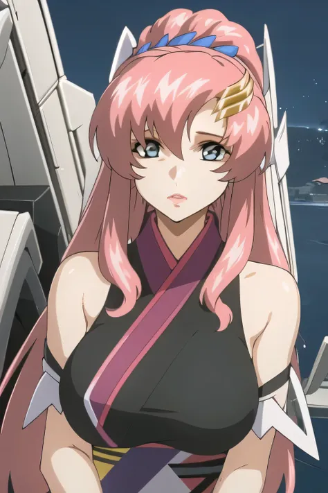 nice smiles,Accurate representation of hands and legs,Please draw the facial expression even more delicately, sleeveless thin uniform ,My nipples are sharp、You can see through when wet ,Big BreastsをさらにさらにBig Breastsに描いて下さい,cockpit with a view of the out...