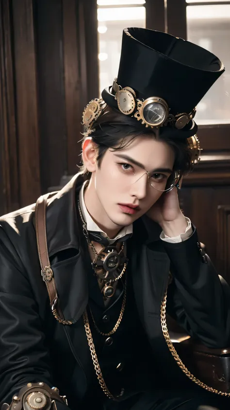((highest quality, 8K, masterpiece: 1.3)), empty city street, Handsome boy, ((25-year-old man)), well-groomed face, black hair color, thin face, (white skin:1.5), (((upper body))), black eyes, Super handsome, sexy eyes, Extra-fine face, handsome nose, sma...