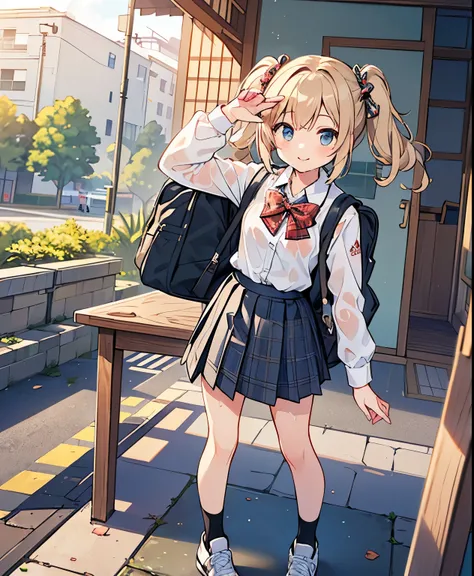 (masterpiece、最high quality、最high quality、Official Art、beautiful beautiful:1.2)、(1 girl on break day:1.3)Hatsune Miku、beautiful胸、light green twin tail、very detailed from below si, high quality, masterpiece, beautiful, Motion Trail, MotionTrail, solo, full b...