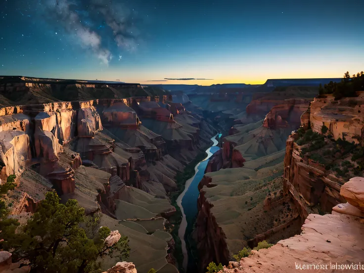 Grand Canyon、night