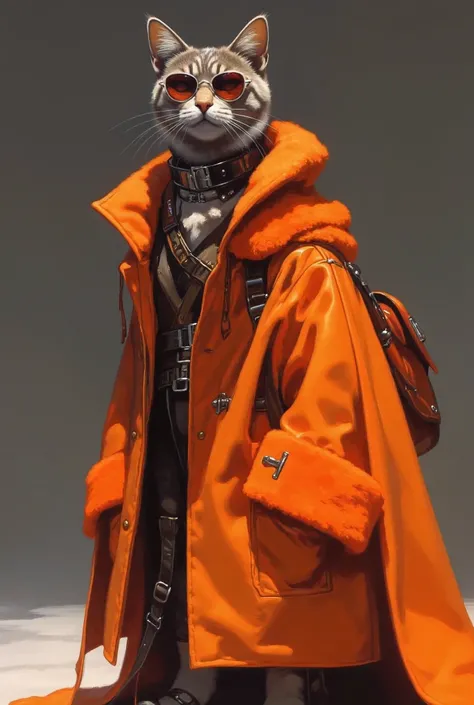 The best mobile wallpaper, Award-winning wallpaper, Portrait Photography, In front view is a portrait of a cute cat wearing 1960s mid-century space-age fashion, Side view shot, Shot with Canon EOS R5, Setting a stark contrast that accentuates the subject, ...