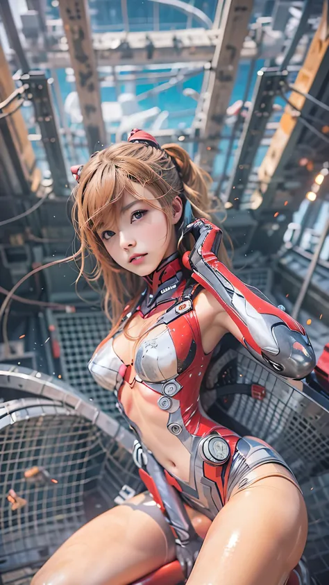 (masterpiece, Reality:1.3, best quality:1.2,.35mm Photo, [Movie, 【8k), 1girl, ((alone)), Sharp Focus, Facial Closeup, looking at the audience, Smile, (Naturally sagging medium breasts), knee socks, perfect light, blooms,Available light,Tinder effect, absur...