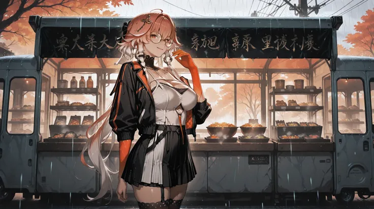 (NSFW:1.1), A Realistic image, extremely sharp focus, crisp details, high resolution, low light, cinematic, fashion photography, 4K, 8K. (correct anatomy and detailed hand). A wide angle shot, side view, a detailed, high quality rendering of changli(wuwa) ...