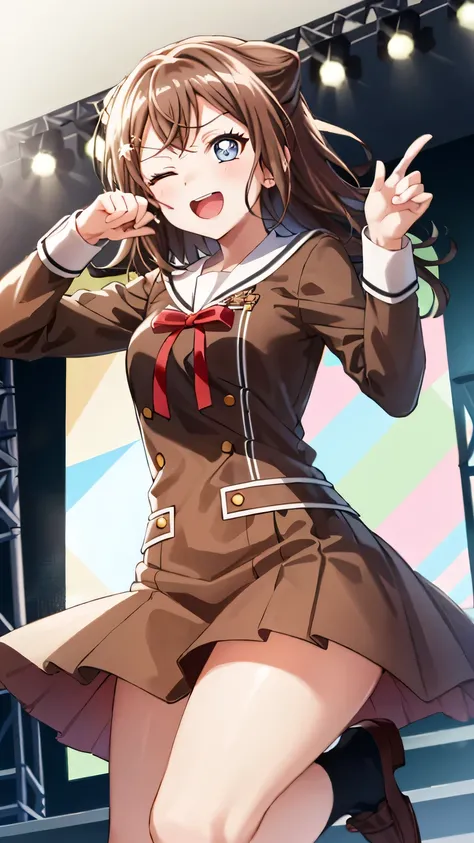{{{masterpiece}}}, (best quality:1.5), (ultra-detailed:1.5), {illustration}, {{an extremely delicate and beautiful}}, (beautiful detailed eyes:1.6), absurdres, highres, extremely detailed face, 16k, hd, visual anime de uma jovem mulher, extremamente bonito...