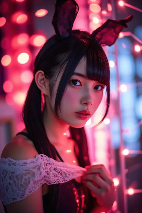 Highest Quality Highest Quality intense flash Bunny Girl ponytail