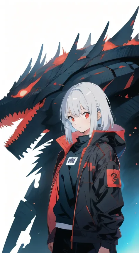 girl, Tsutomu Nihei style, inspired Yoroizuka Toshihiko , manga style, Yoroizuka Toshihiko , Inspired by Junsaku Koizumi, High Contrast Illustration s, color illustration panel, conductor, High Contrast Illustration , . no text　　　colorful lighting　　　　　red ...