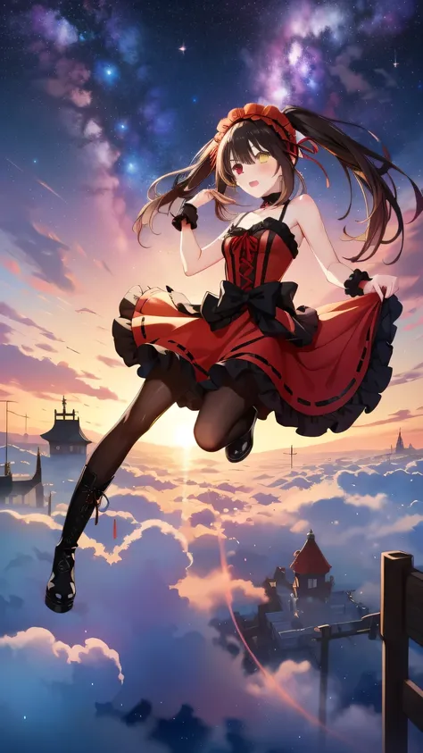 {{{masterpiece}}}, (best quality:1.5), (ultra detailed:1.5), {illustrations}, {{very delicate and beautiful}}, (beautifully detailed eyes:1.5), アブサーdress, high resolution, very detailed face, 16k, high resolution, 眼鏡をかけた青いdressの若い女性のアニメビジュアル, Extremely Bea...