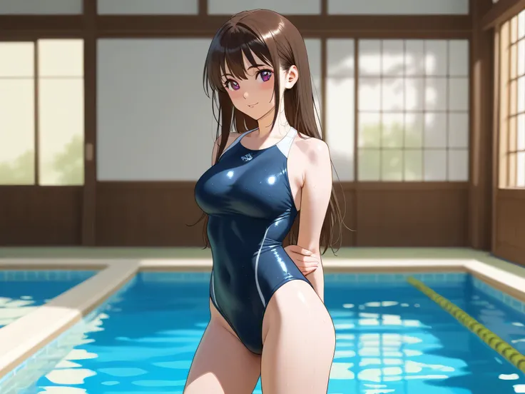 female swimmer anime